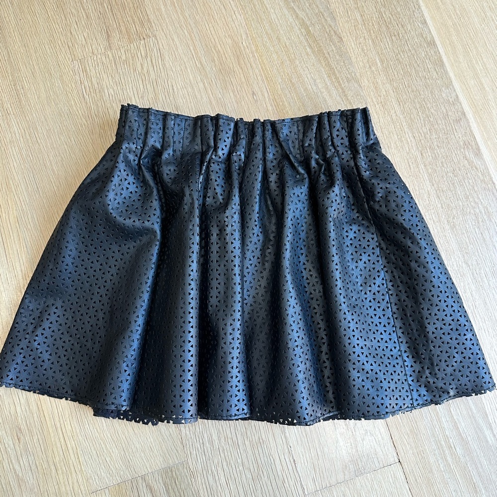 Mango, girls faux leather skirt